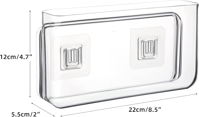 APSOONSELL Wall Mount Storage Organizer Box - Image 2