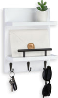 Key Holder Wall Mount, Mail Shelf Decor by Lucundm