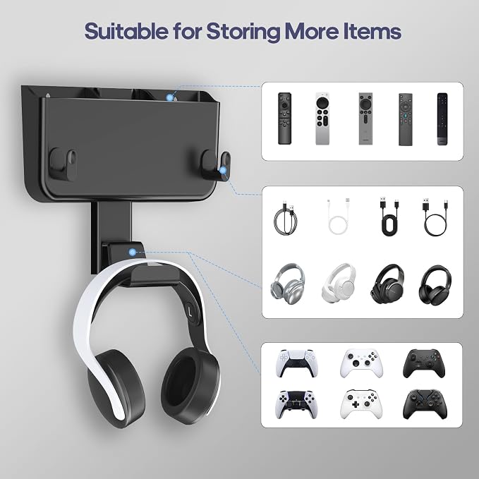 Adhesive Remote Control Holder Wall Mount - Image 4