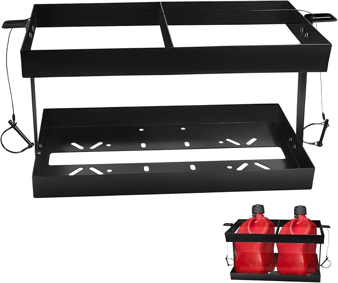 Fuel Jug Holder: Mineye Stainless Steel Gas Can Holder by Mineye