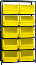 Quantum Storage Systems MSU-543YL Solid Heavy Duty 6 Shelves 10 MAGNUM Yellow by QuantumStorageSystems
