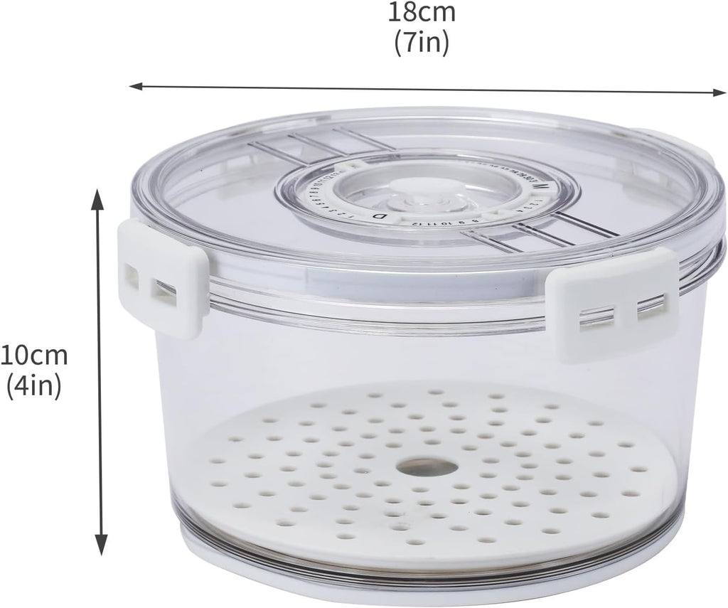 Cheese Container for Refrigerator,Cheese Keeper with Airtight Lid and