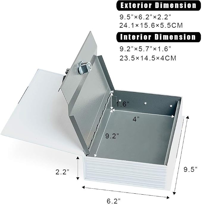 Diversion Book Safe Storage Box, Dictionary Secret Safe Can - Image 2