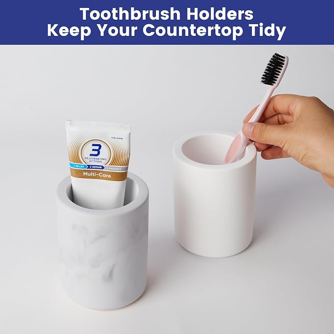 Drying Stone Toothbrush Holder, Diatomite Toothbrush Cup - Image 6