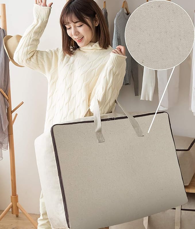 AMJ Set of 3, Canvas Storage Bag - Image 5