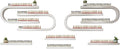 Wall Mounted Nail Polish Bottle Display Rack, U-Shaped Essential Oil Perfume by Unknown