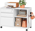 3 Drawer Metal File Cabinet by LISSIMO