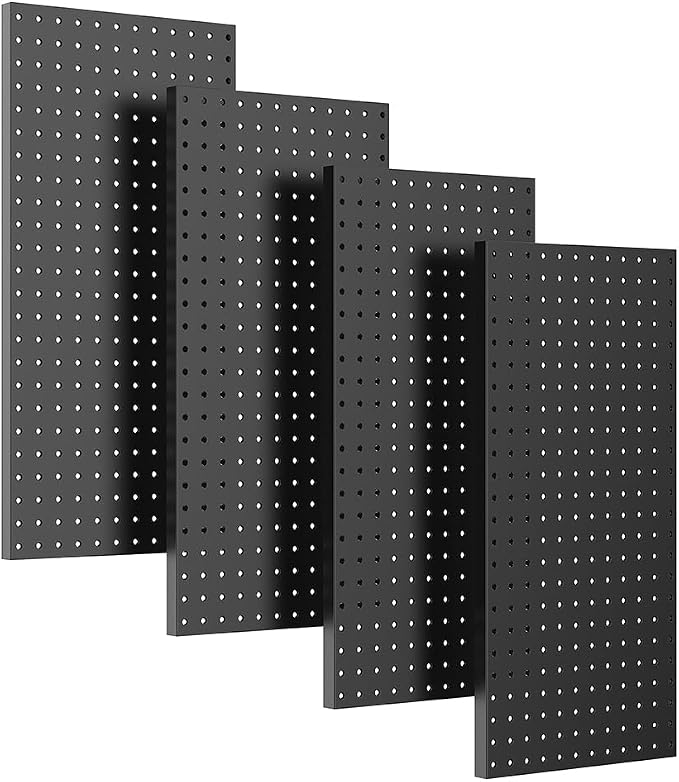 Ultrawall 4 Pcs Metal Pegboard Wall Panels, Peg Boards by UltrawallGarageTools