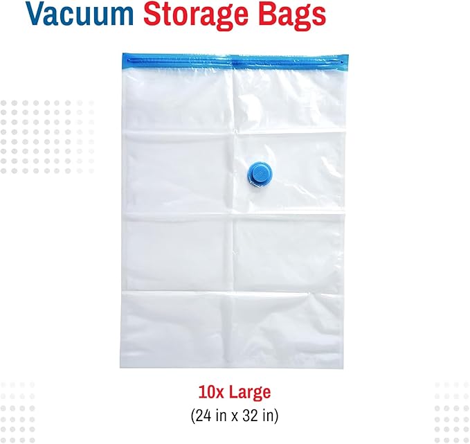 10 Pack Large Vacuum Storage Bags - Image 3