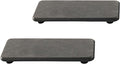 2 Pcs Water Absorbing Stone Trays, Kitchen/Bathroom Sink Soap Dish, Diatomite by NiuYichee