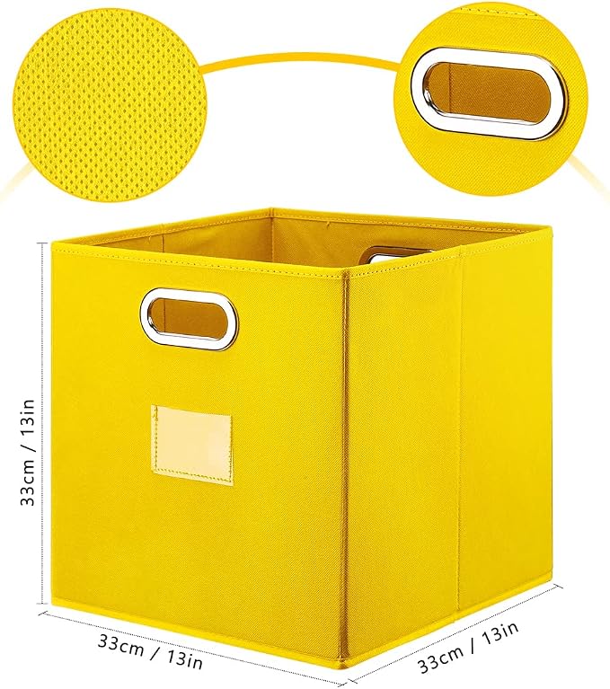 Robuy Cube Storage Bins, 13 inch Storage Bin - Image 3