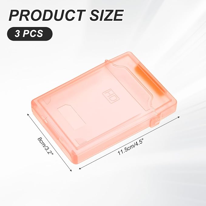 PATIKIL 4.5" x 3.2" Hard Drive Disk Case - Image 2