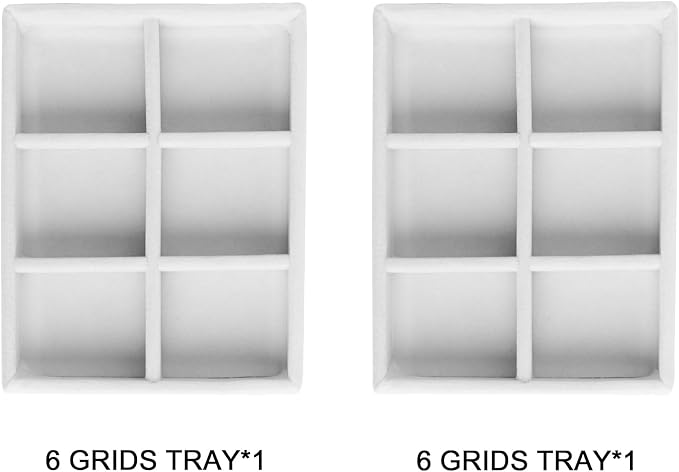 Frebeauty Small Jewelry Tray Set, Stackable Velvet Jewelry Organizer Tray - Image 4