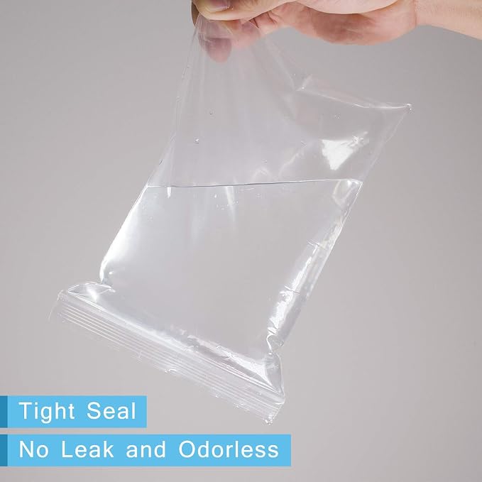 iMailer - 200 Count - 9" x 12" Zip Bags - Clear Reclosable Zip Plastic Poly - Image 3