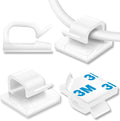 65 Pcs Cable Clips, Adhesive Cable Organizer Cord Holder Wire Clip Wire by suoundey