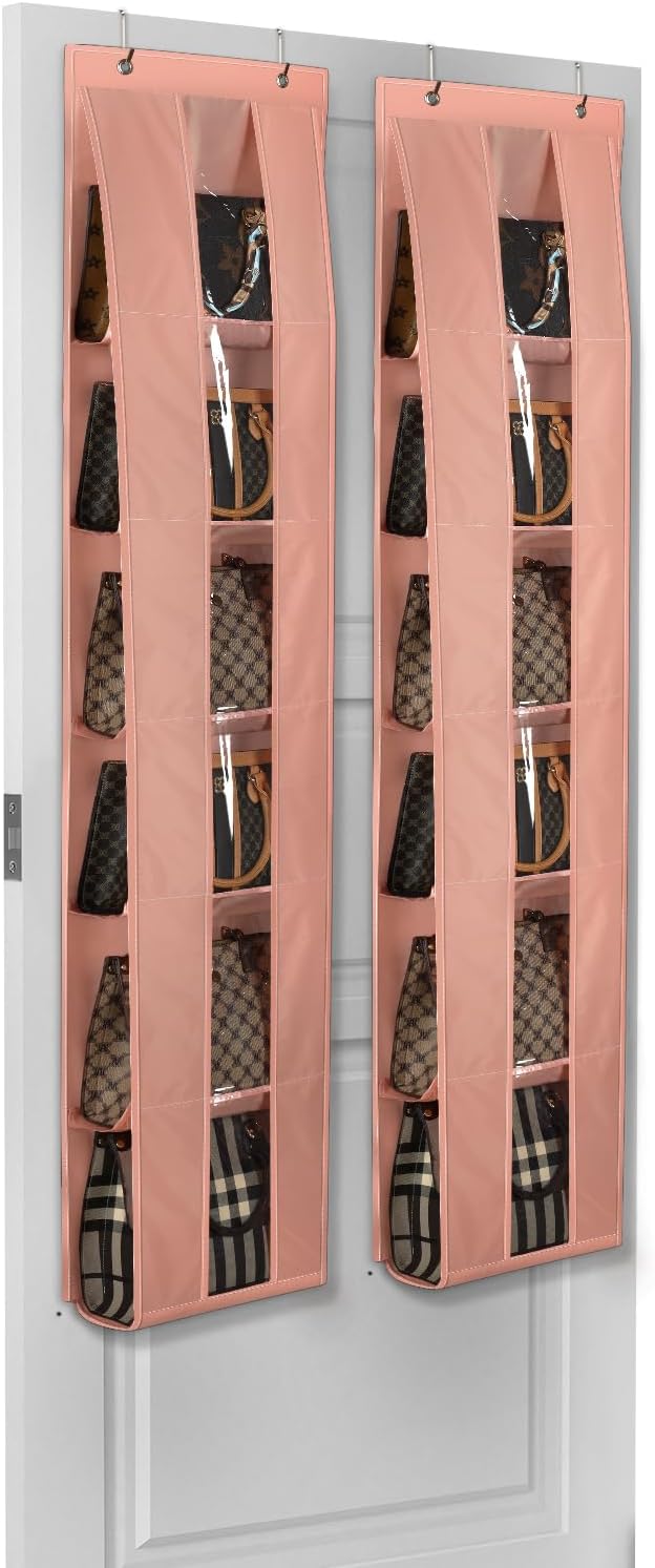 Lirex Over The Door Organizer, 2 Pack Handbag Storage by Lirex