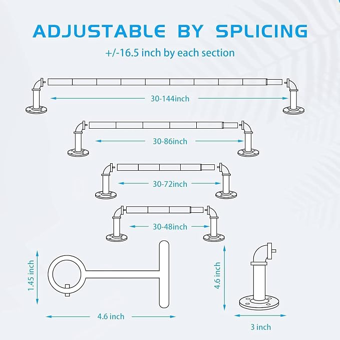 Industrial Curtain Rod Set - Image 6