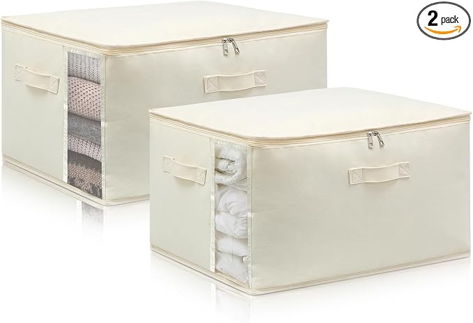 Canvas Comforters Bags Closet Organizers and Storage by CHICVIE