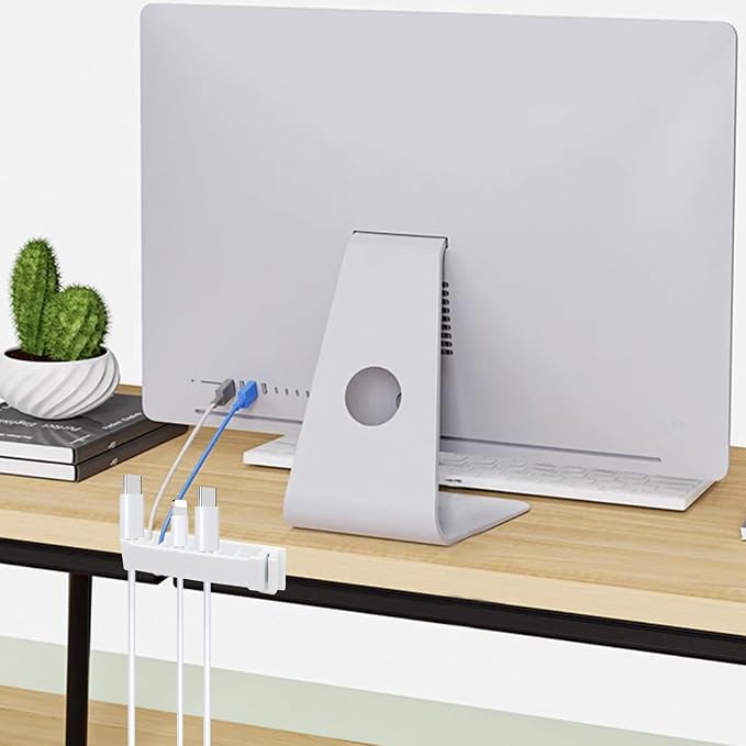 Cable Clips Holder, Self Adhesive Cables Management Clips Cord Organizer Charger - Image 4