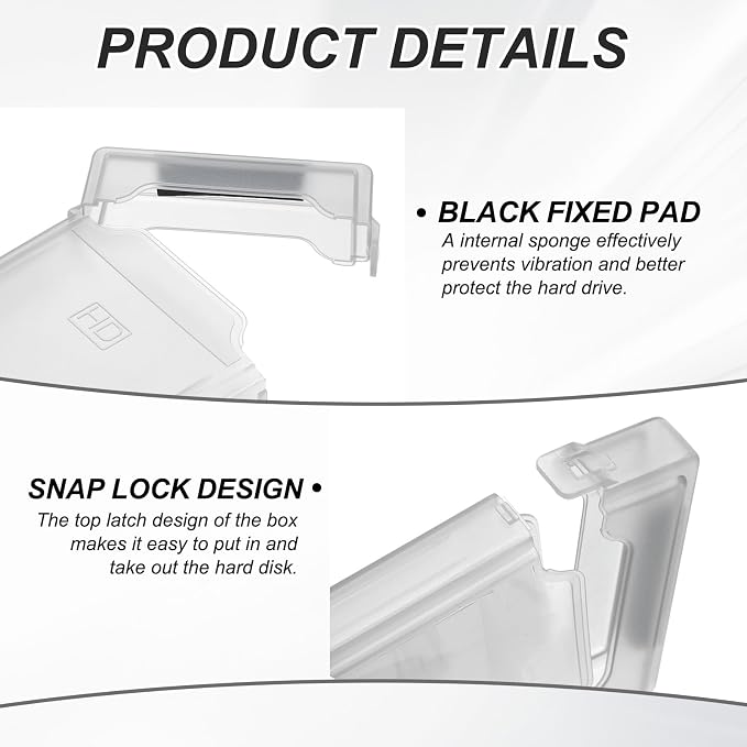 PATIKIL 4.5" x 3.2" Hard Drive Disk Case - Image 4