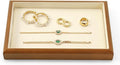 Oirlv Solid Wood Stackable Jewelry Organizer Tray Jewelry Drawer Organizer by Oirlv