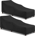 Arcedo Patio Lounge Chair Cover 2 Pack, Waterproof Outdoor Chaise Lounge Covers by ARCEDO