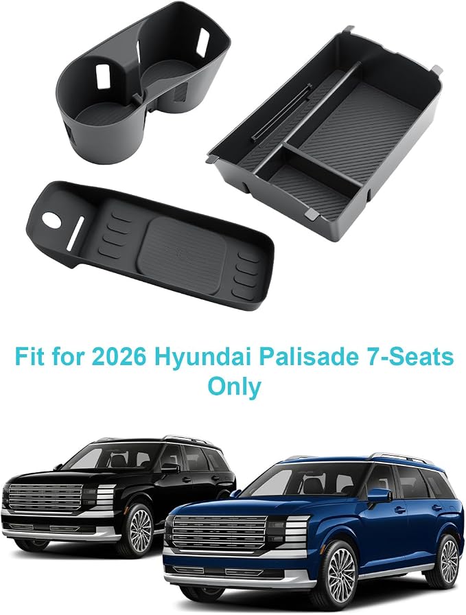 CDEFG 3Pcs for 2026 Hyundai Palisade Center Console Organizer for 2026 Hyundai - Image 5