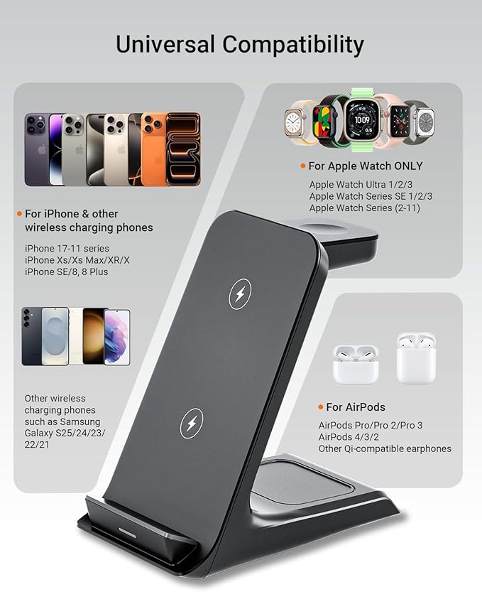 Wireless Charger for Thick Cases of 10MM/Otterbox/Popsocket Compatible - Image 6