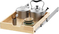 Wood Pull Out Cabinet Organizer 20" W x 21" D, Heavy-Duty Sliding Drawers by SikarouStorageSpecialist