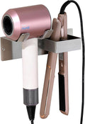 Hair Dryer Holder Wall Mounted, Stainless Steel Blow Dryer Holder by BANJEKT