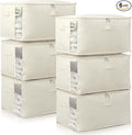 Canvas Comforters Bags Closet Organizers and Storage by CHICVIE