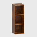 3 Cube Storage Organizer, 3 Tier Cube Low Bookcase Freestanding Storage Display by VAFHYLLIS