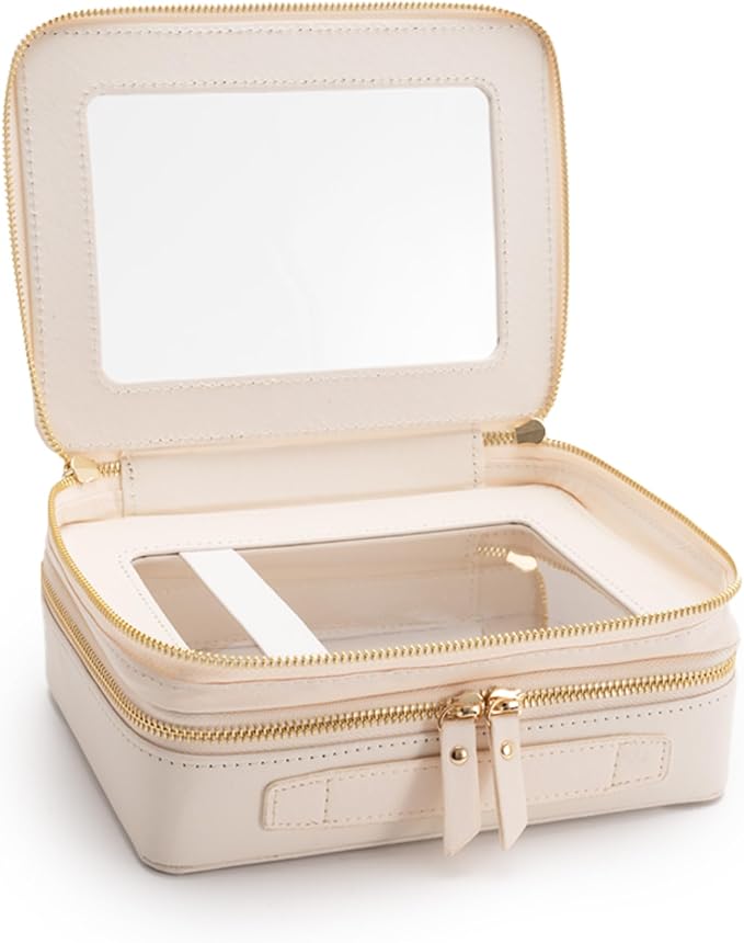 Aveniee Large Clear Makeup Bags, Double Layer Cosmetic Bags - Image 7