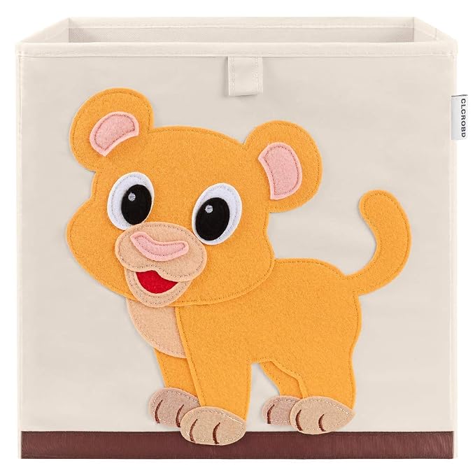 CLCROBD Foldable Animal Cube Storage Bins Fabric Toy Box/Chest/Organizer by CLCROBD