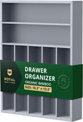 ROYAL CRAFT WOOD Luxury Bamboo Kitchen Drawer Organizer by RoyalCraftWood