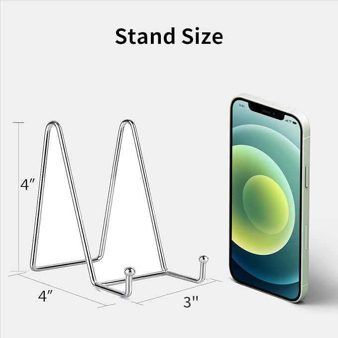 Kruodop 3 Pack 4 Inch Plate Stands - Image 2