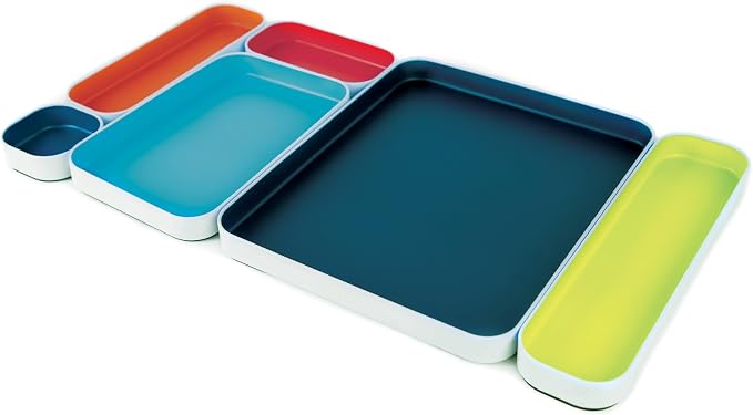 Three by Three Seattle 6 Piece Metal Organizer Tray Set by ThreebyThreeSeattle