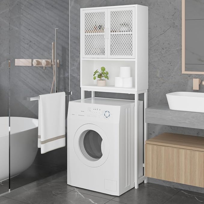 Launica Over The Toilet Storage, Industrial Bathroom Organizer Over Toilet - Image 3
