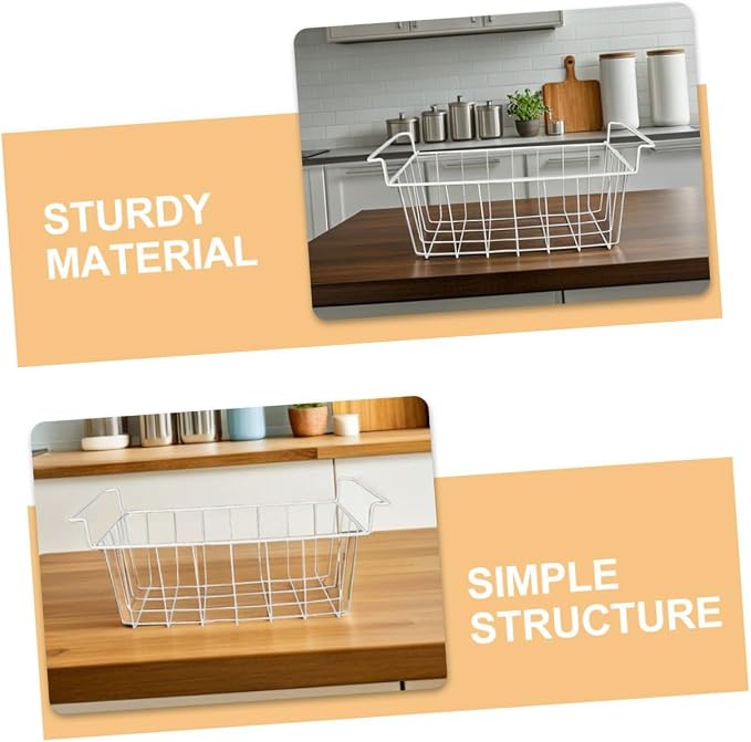 Heavy-duty Metal Freezer Storage Basket Organizer - Image 3