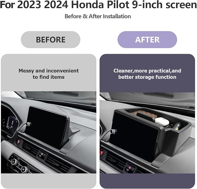 LUWU for 2023 2024 2025 Pilot Dashboard Center Console Organizer 2025 H onda - Image 2