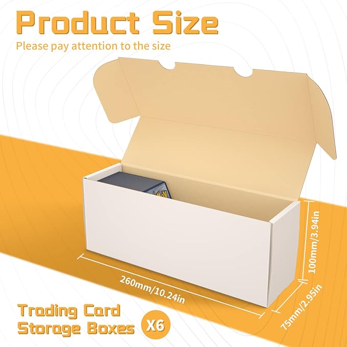Trading Card Storage Box, Sports Card Storage Boxes, Collectible Trading Cards - Image 2