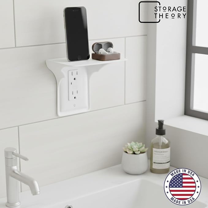 BeraTek Power Perch Wall Outlet Shelf - Image 2