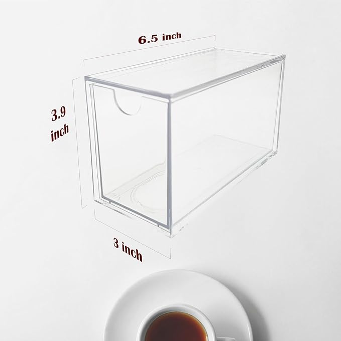 6-Pack Tea Bag Drawers Organizer - Image 3