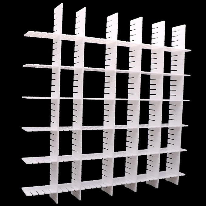 12Pcs Adjustable Drawer Dividers 0.1Inch Thickness DIY Grid Dividers 40x5cm - Image 5
