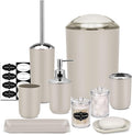 IMAVO Bathroom Accessories Set, 9 Pieces Bathroom Accessory Set, Qtip Holders by IMAVO