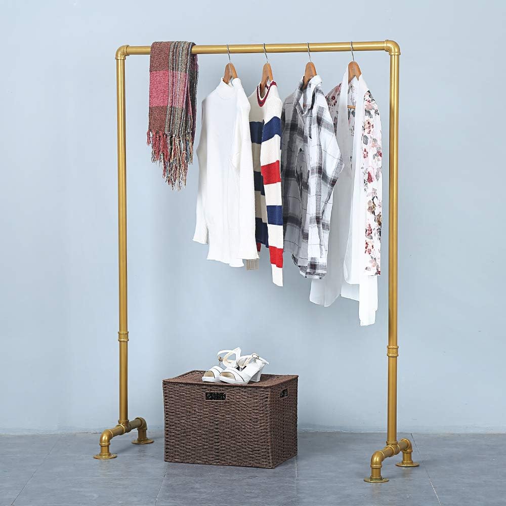 Industrial Pipe Clothing Rack,Clothes Rack For Hanging Clothes,Garment