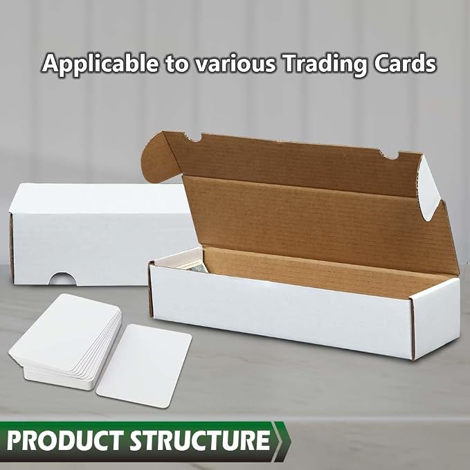 GRAND ORANGE 25 LOT 800 Count Storage Boxes Sports Cards Trading White Shipping - Image 7