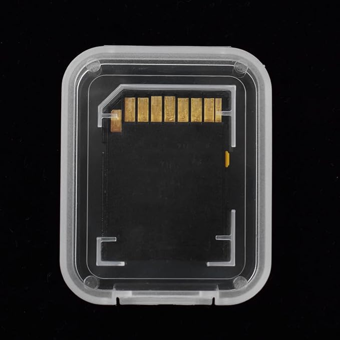 Transparent Standard SD SDHC Memory Card Case Holder Box Storage Boxes - Image 5