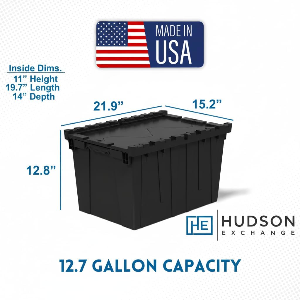 Hudson Exchange 21.9 x 15.2 x 12.8” (3 Pack) Storage Tote Distribution