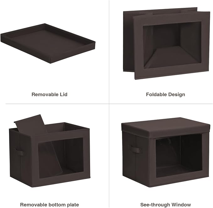 Stackable Storage Bins with Lids - Image 7